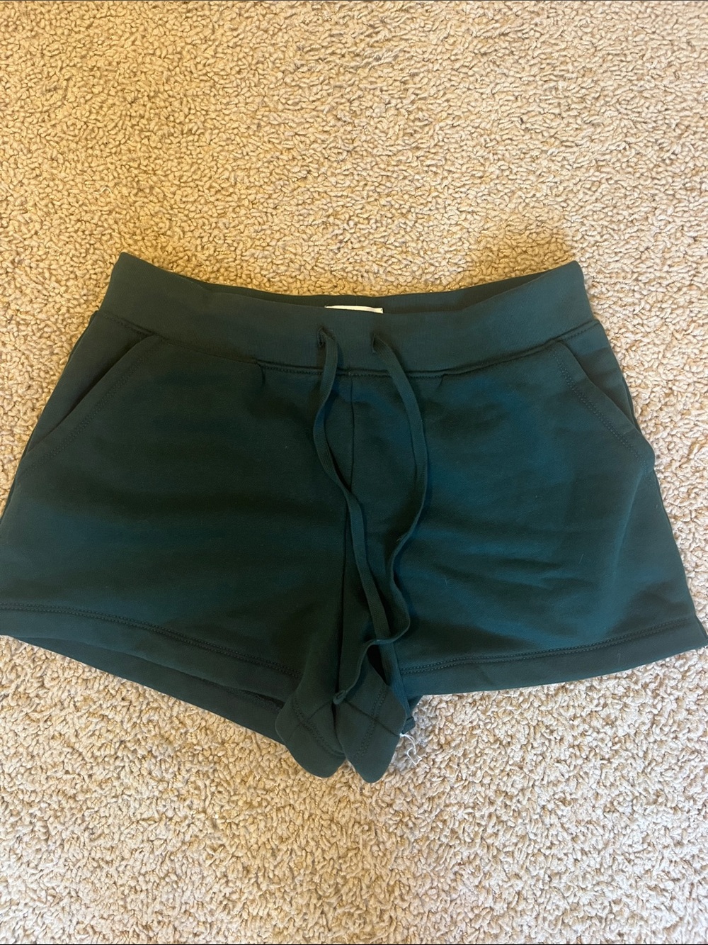 American Eagles Green Sweat Shorts